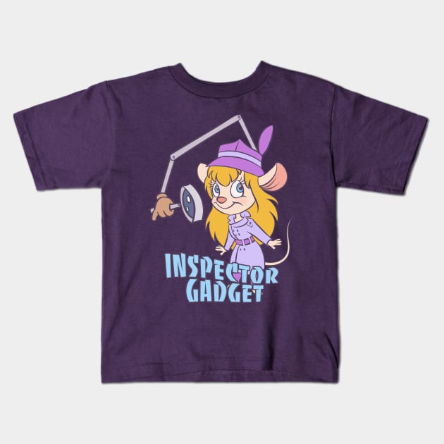 Inspector Gadget Kids T-Shirt by Ellador